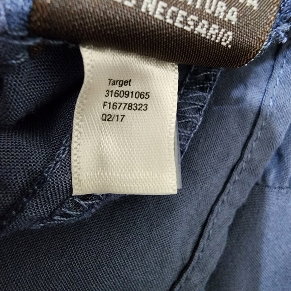 Knox Rose Blue Embroidered Boho Tunic Dress XL Bell Sleeve Peasant Mini - Picture 13 of 13